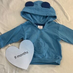 Disney - Blue Hoodie with Mouse Ears